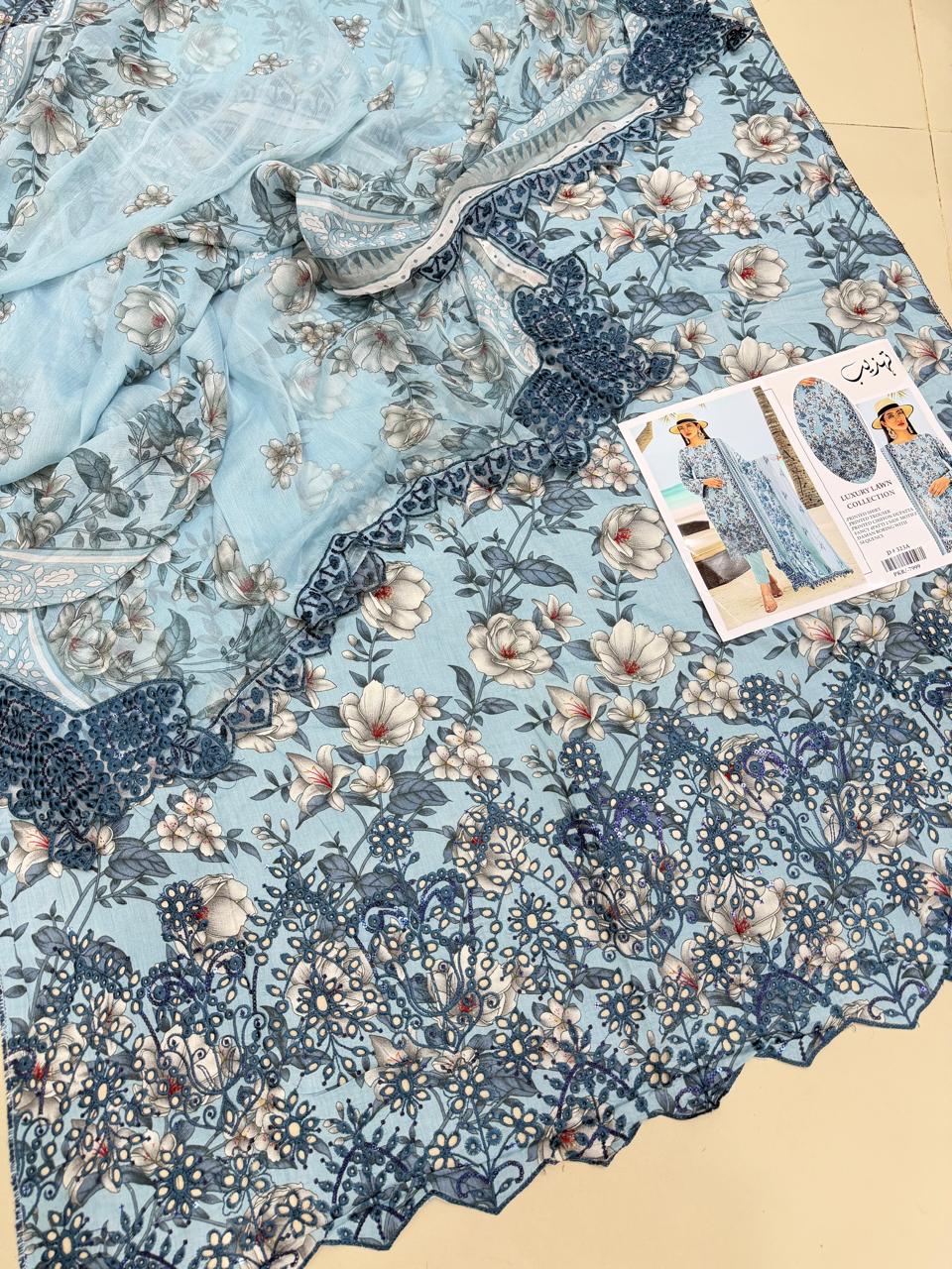 3 PIECE- LUXURY LAWN COLLECTION UNSTITCHED SUMMER 26-NEW ARRIVALS