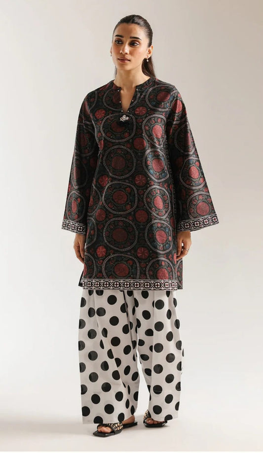 2 PIECE- LUXURY LAWN DIGITEL PRIENT  UNSTITCHED SUMMER 26-NEW ARRIVALS