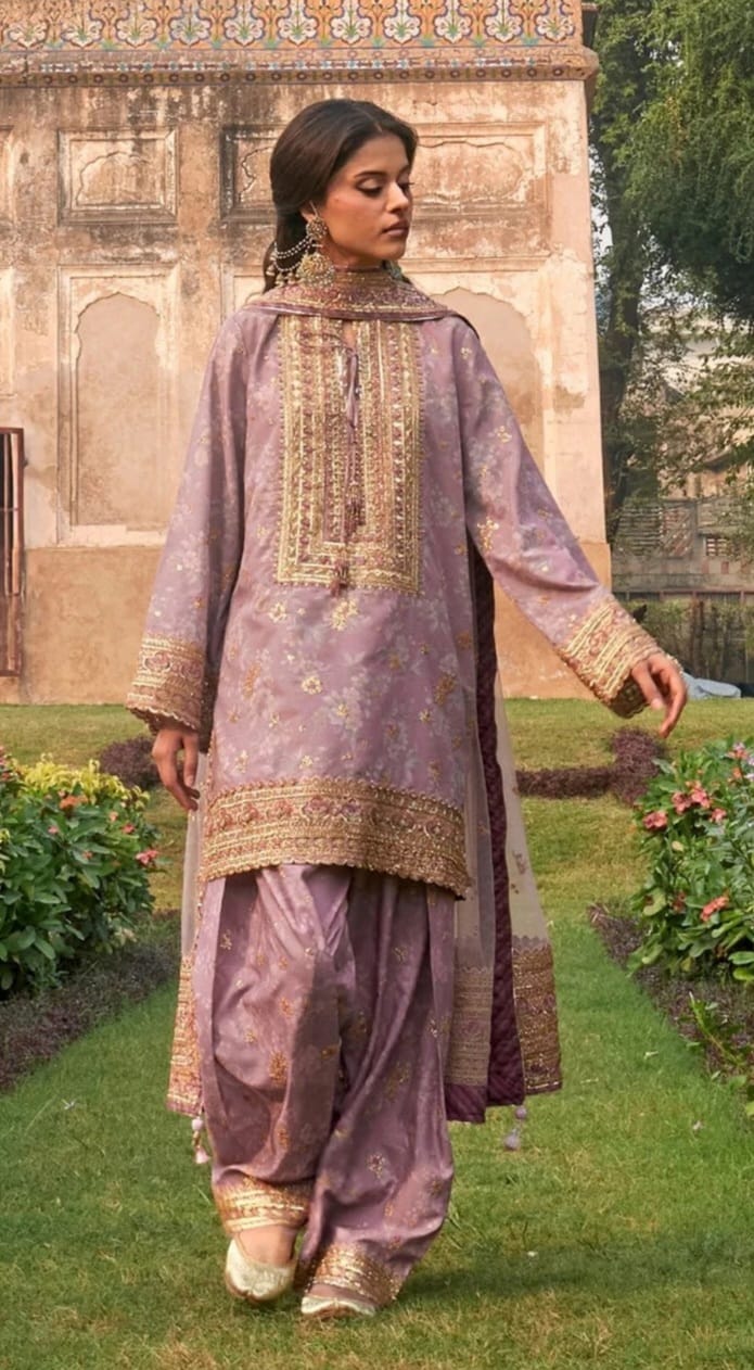 3 PIECE- LUXURY LAWN EMBROIDERY & PATCHES UNSTITCHED SUMMER 26-NEW ARRIVALS