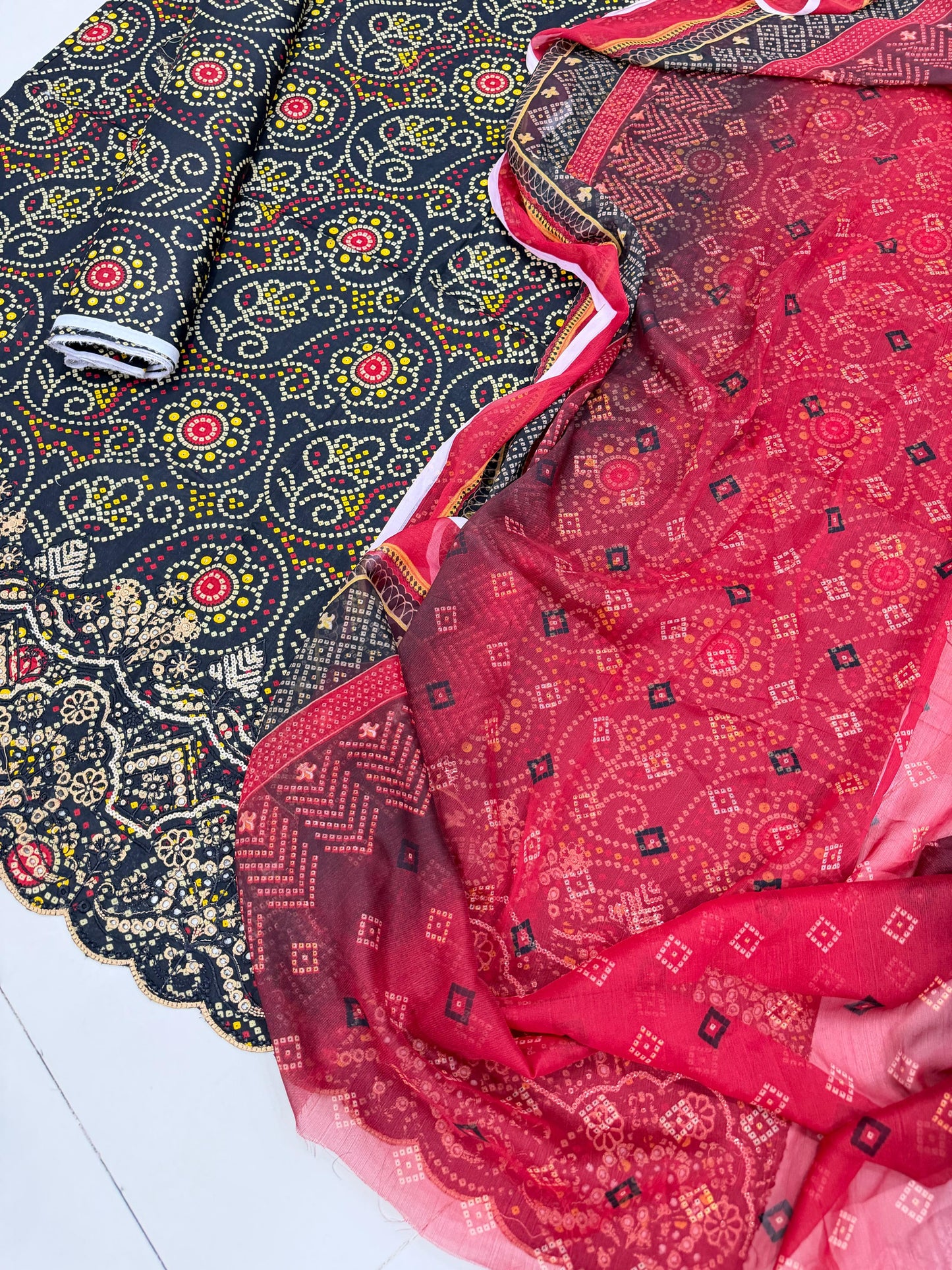 3 PIECE- LUXURY LAWN EMBROIDERY PATCHES ON ORGANZA & READY TO WEAR DUPPATTA UNSTITCHED SUMMER 26-NEW ARRIVALS
