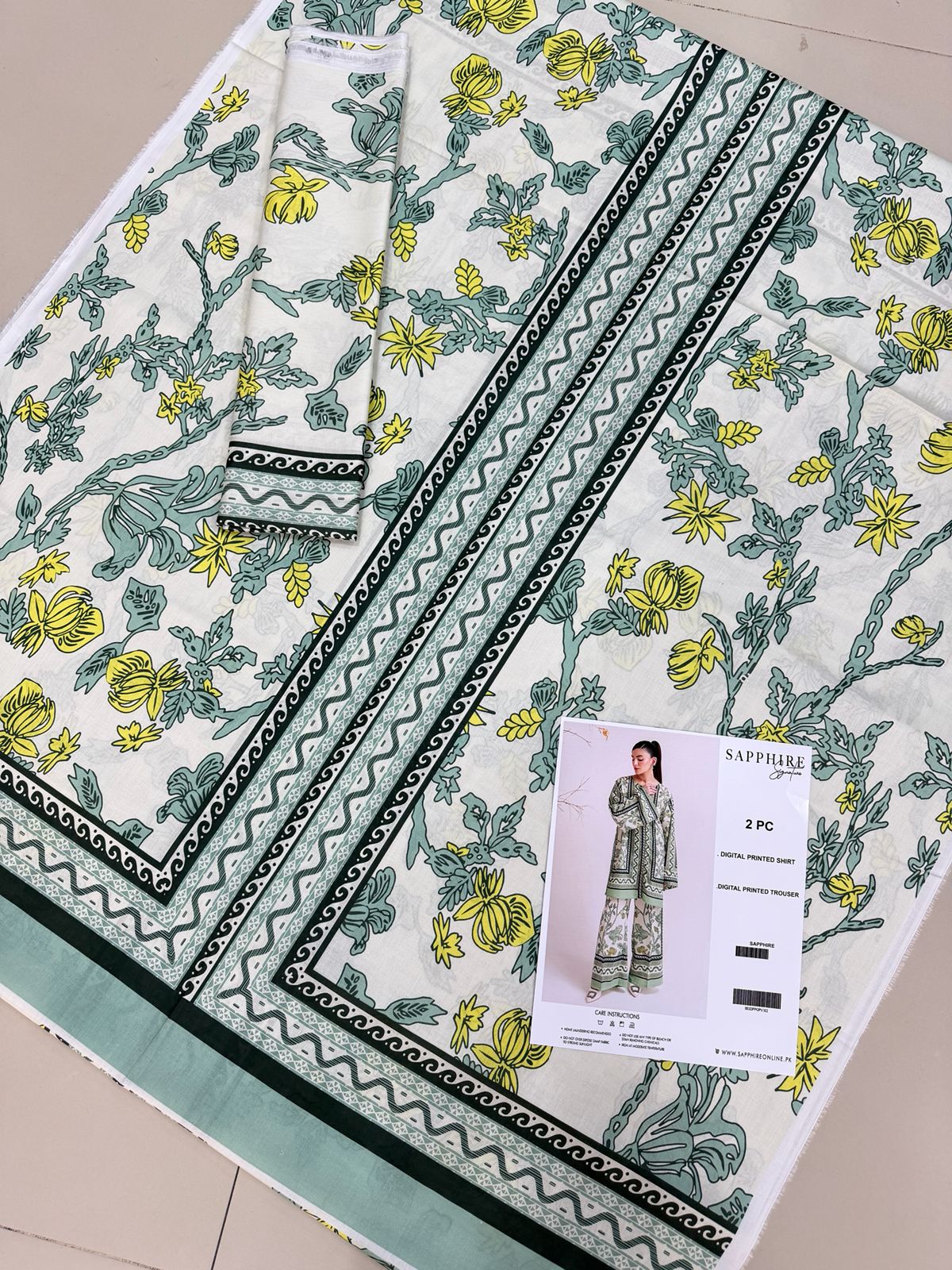 2 PIECE- LUXURY LAWN DIGITEL PRIENT  UNSTITCHED SUMMER 26-NEW ARRIVALS