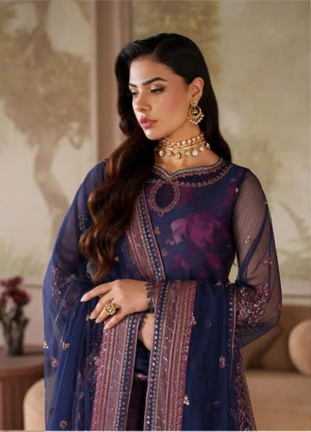 3 PIECE- LUXURY LAWN EMBROIDERY & PATCHES UNSTITCHED SUMMER 26-NEW ARRIVALS