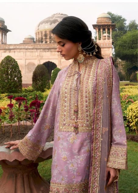 3 PIECE- LUXURY LAWN EMBROIDERY & PATCHES UNSTITCHED SUMMER 26-NEW ARRIVALS