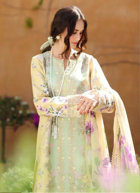 3 PIECE- LUXURY LAWN UNSTITCHED SUMMER 26-NEW ARRIVALS