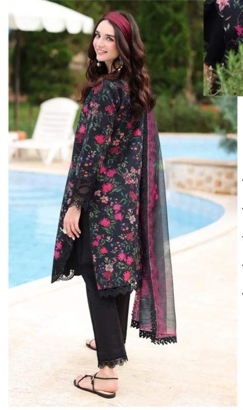 3 PIECE- LUXURY LAWN UNSTITCHED SUMMER 26-NEW ARRIVALS