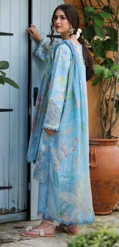 3 PIECE-LUXURY LAWN UNSTITCHED SUMMER 26-NEW ARRIVALS