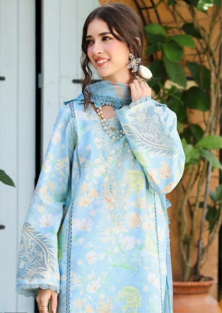 3 PIECE-LUXURY LAWN UNSTITCHED SUMMER 26-NEW ARRIVALS