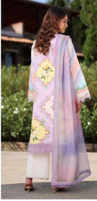 3 PIECE-LUXURY LAWN PATCHES UNSTITCHED SUMMER 26-NEW ARRIVALS
