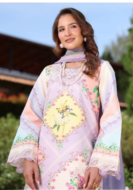 3 PIECE-LUXURY LAWN PATCHES UNSTITCHED SUMMER 26-NEW ARRIVALS
