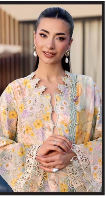 3 PIECE- LUXURY LAWN  FULL EMBROIDERY & DUPPATTA READY TO WEAR  UNSTITCHED SUMMER 26-NEW ARRIVALS