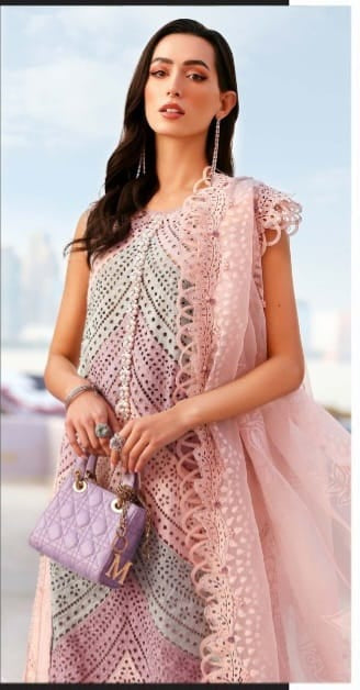 3 PIECE- LUXURY LAWN EMBROIDERY READY TO WEAR DUPPATA UNSTITCHED SUMMER 26-NEW ARRIVALS