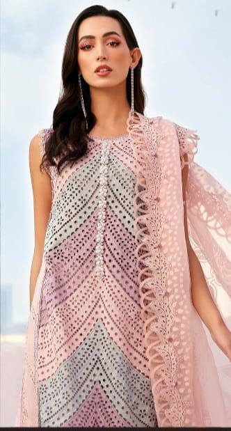 3 PIECE- LUXURY LAWN EMBROIDERY READY TO WEAR DUPPATA UNSTITCHED SUMMER 26-NEW ARRIVALS