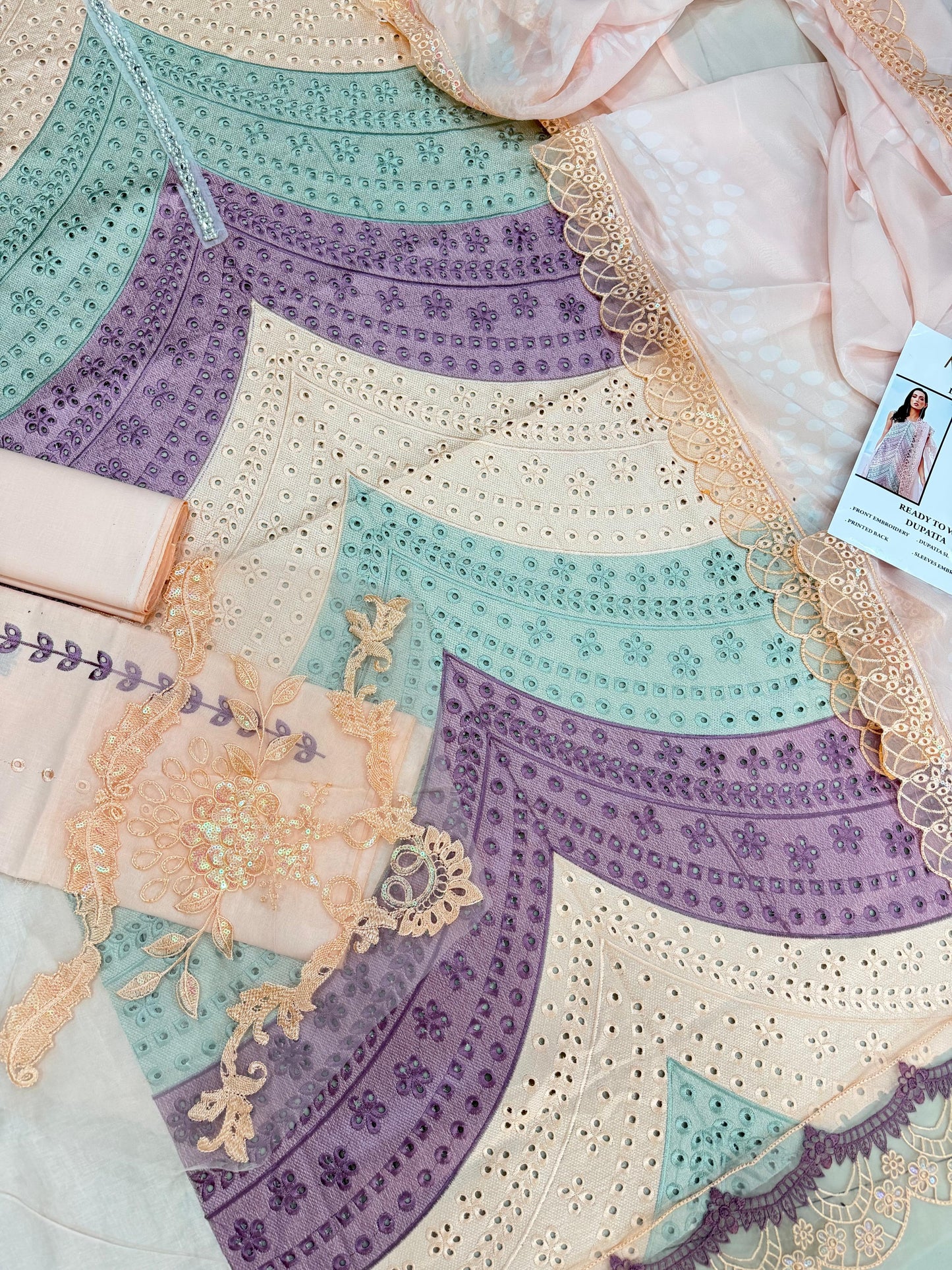 3 PIECE- LUXURY LAWN EMBROIDERY READY TO WEAR DUPPATA UNSTITCHED SUMMER 26-NEW ARRIVALS