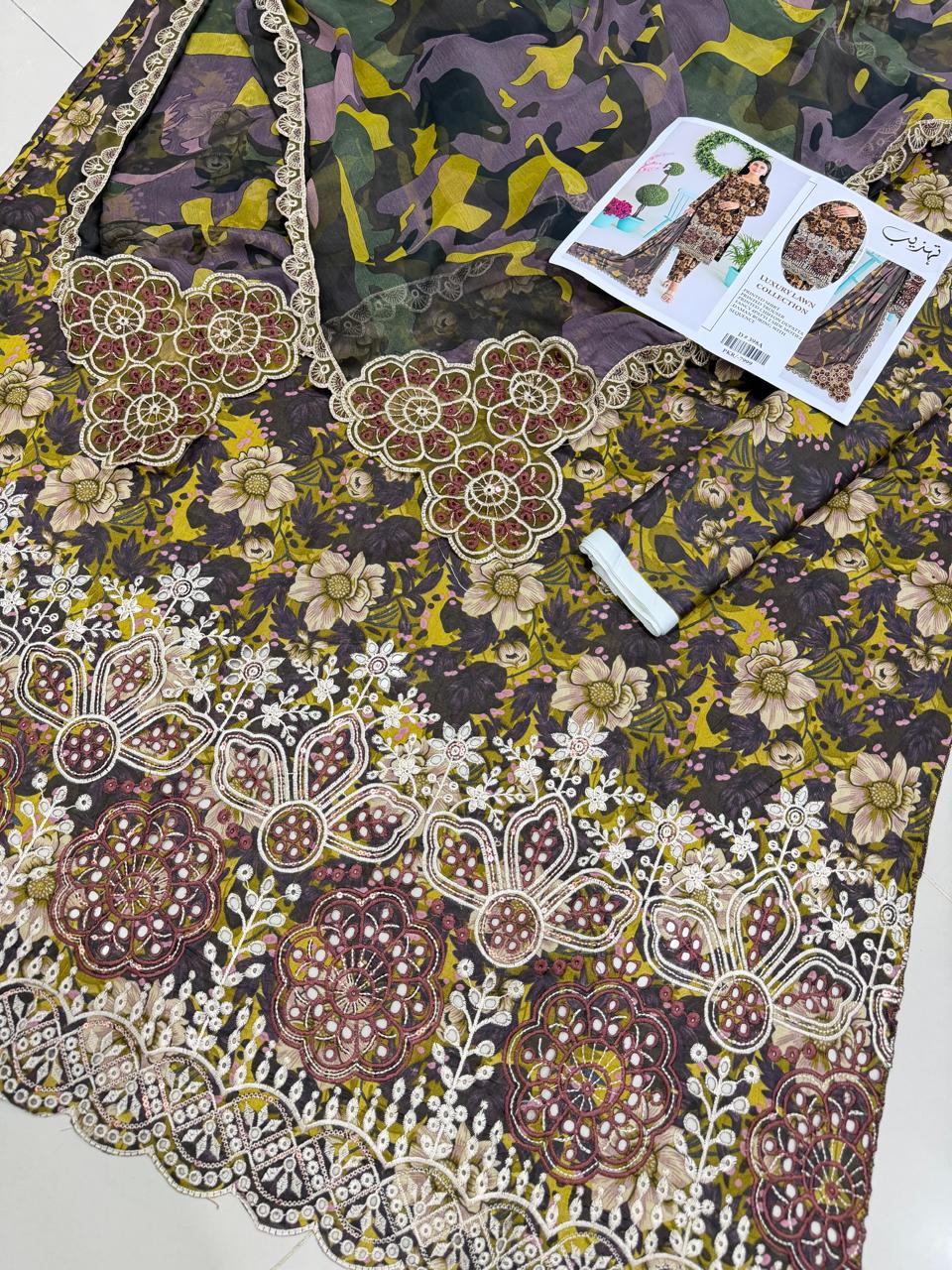 3 PIECE- LUXURY LAWN COLLECTION UNSTITCHED SUMMER 26-NEW ARRIVALS