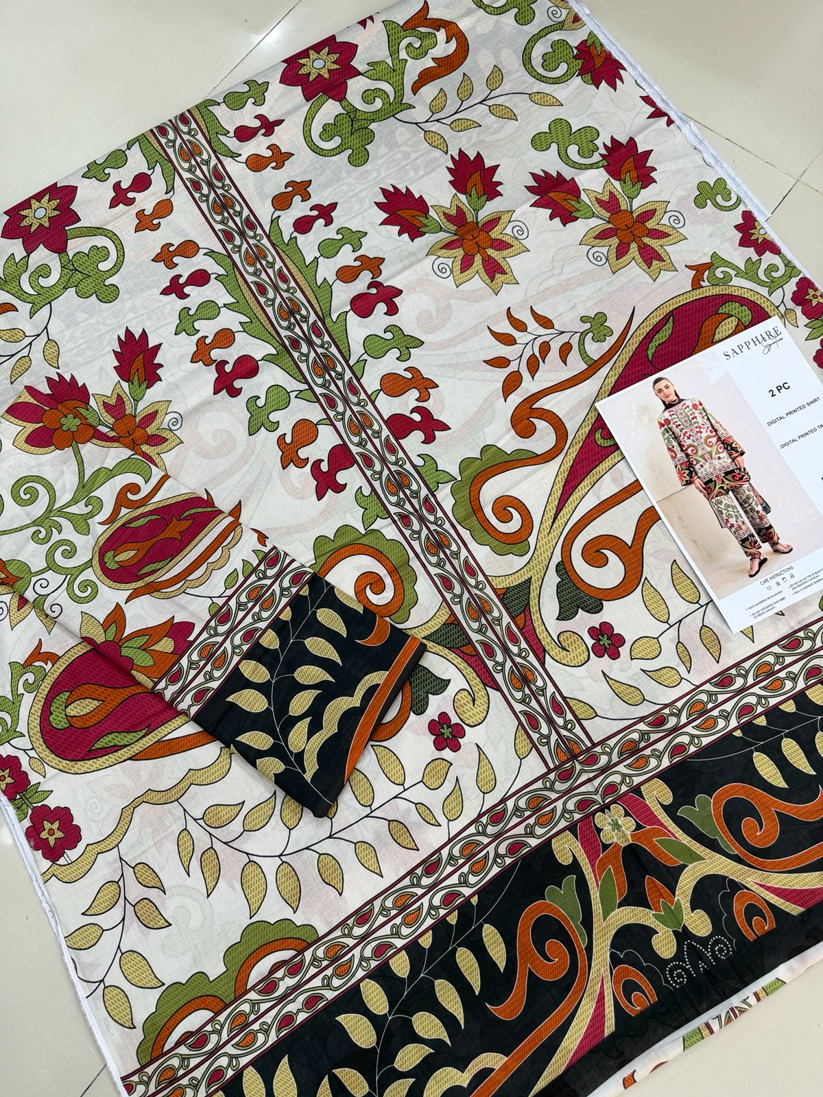 2 PIECE- LUXURY LAWN DIGITEL PRIENT  UNSTITCHED SUMMER 26-NEW ARRIVALS