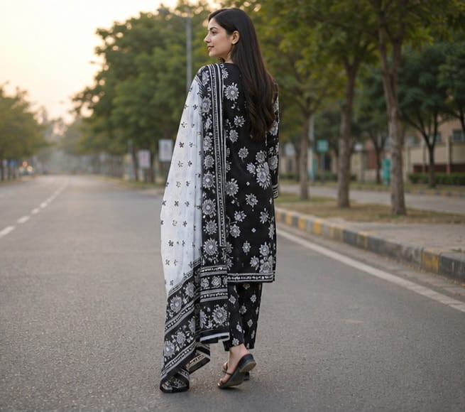 3 PIECE- LUXURY LAWN PRINTED UNSTITCHED SUMMER 26-NEW ARRIVALS